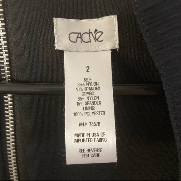 🆕 Cache Black and White Dress - Picture 3 of 4